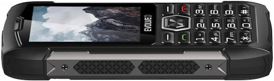 Evolveo StrongPhone H1 Dual SIM Ανθεκτικό Κινητό με Κουμπιά Μαύρο