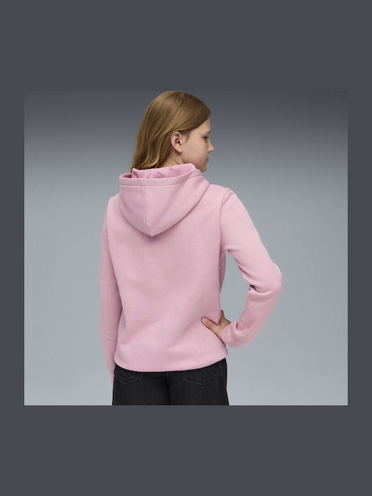 Детски Суичър с Качулка и Джобове Pink Hoodie Fl