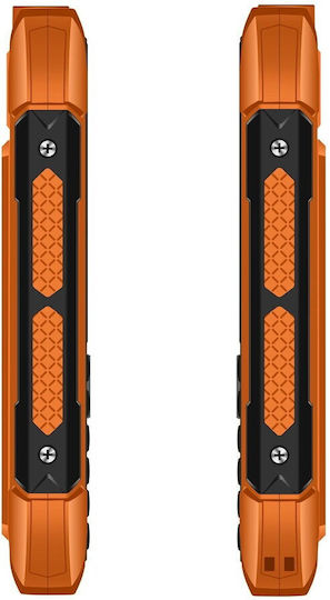 Evolveo StrongPhone H1 Dual SIM Ανθεκτικό Κινητό με Κουμπιά Πορτοκαλί