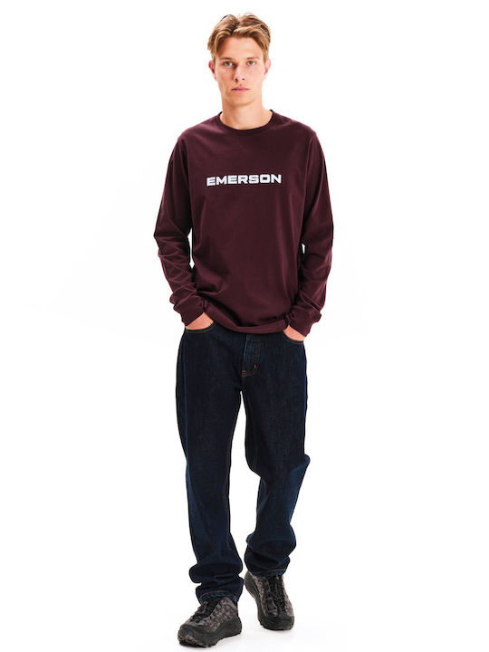 Athletic T-Shirt Burgundy