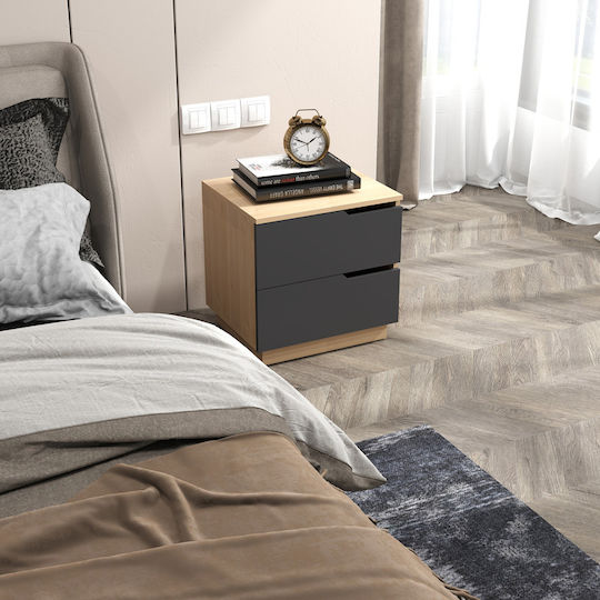 Nachttisch Verena Verena Beige 48x40x48cm