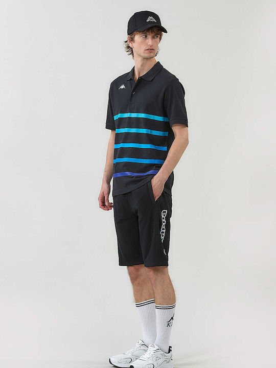 Feystripe Polo T-shirt Μαυρο