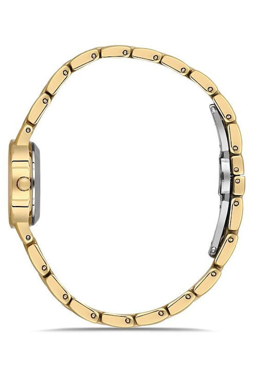 Ferro Women's Watch with Gold Metal Bracelet