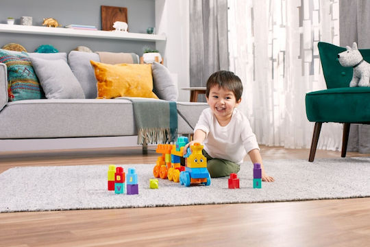 Mega Bloks Τουβλάκια A-B-C Learning Train για 1+ Έτους 50τμχ