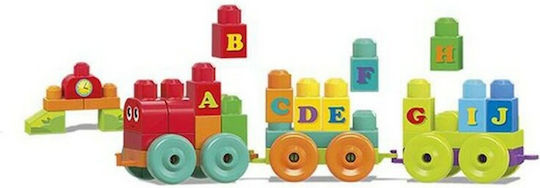 Mega Bloks Τουβλάκια A-B-C Learning Train για 1+ Έτους 50τμχ