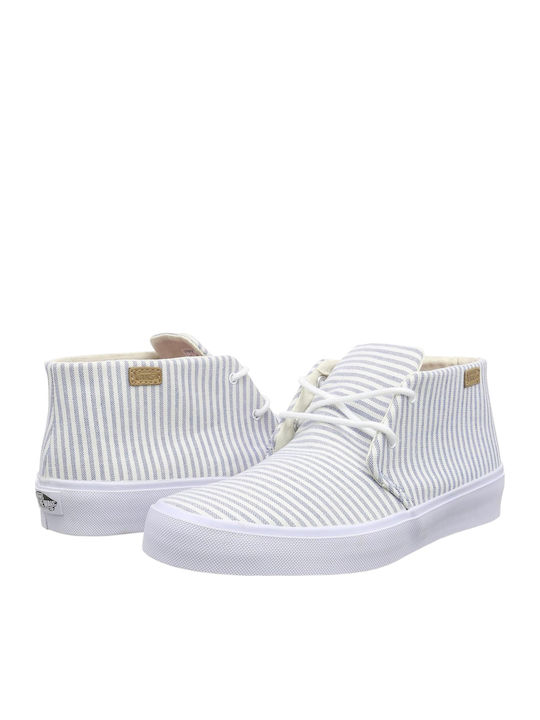 Stripe Faded Дамски Високи Сникърси Faded Denim