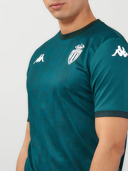 Kappa Kombat Active Away Jersey Monaco Fc 2025 Green