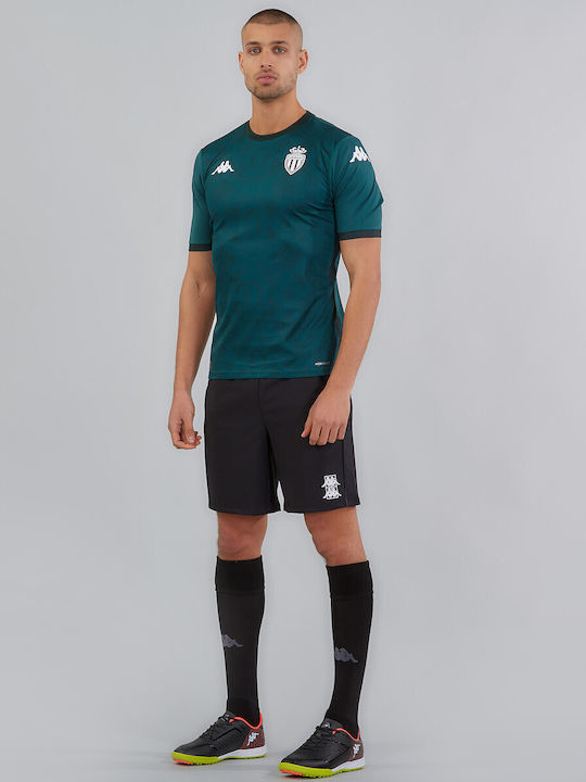 Kappa Kombat Active Away Jersey Monaco Fc 2025 Green