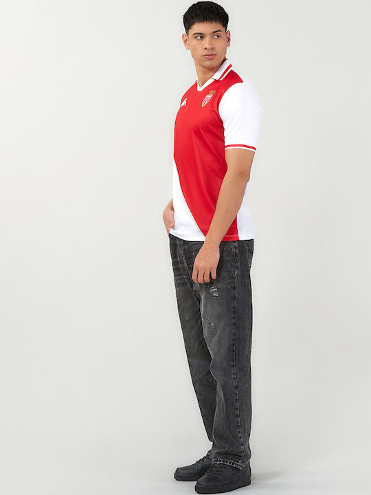 Kappa Kombat Active Home Jersey for Monaco Fc 2025 Red
