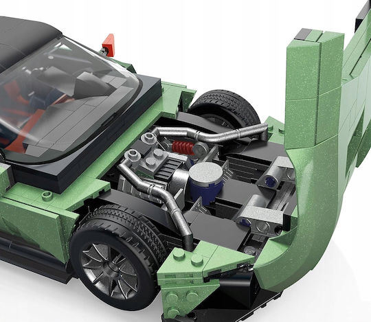 Mega Bloks Building Blocks Aston Martin Vulcan For 10+ Years 986 Pieces