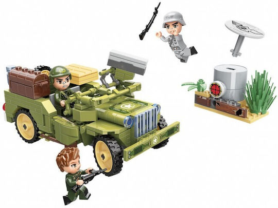 Qman Jeep Raid Building Blocks for 6+ Years 264 Pieces