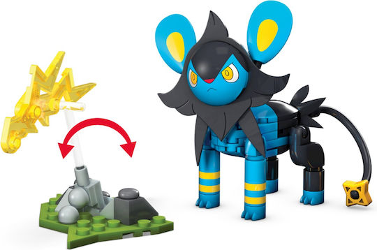 Mega Bloks Mega Construx Building Blocks Pokémon Luxio for 6+ Years 67 Pieces