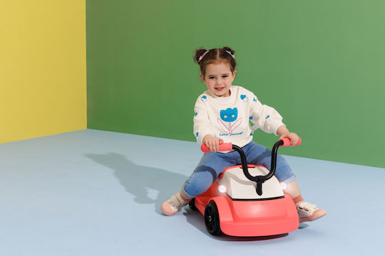Micro Car Ride On Pink Baby Push Walker