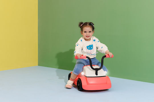 Micro Car Ride On Pink Baby Push Walker