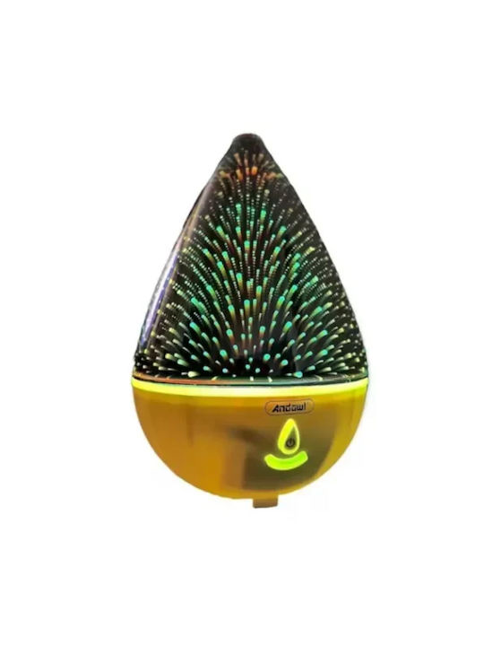 Andowl Led Συσκευή Αρωματοθεραπείας Υπερήχων Λευκή 135ml Q-X102Υ