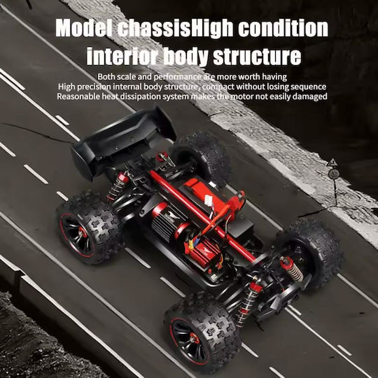 Profindustry Teleghidat Mașină 4WD Roșu