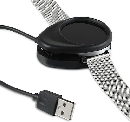Concept FIT 007 Smartwatch Din Oțel Inoxidabil Cu Monitor De Ritm Cardiac (Gri - Large)