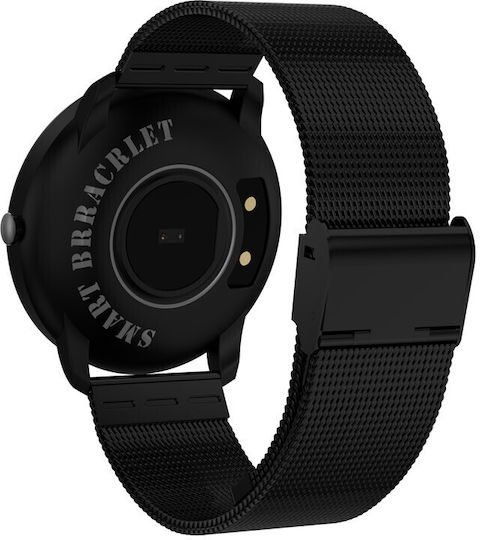 Concept FIT 007 Smartwatch Din Oțel Inoxidabil Cu Monitor De Ritm Cardiac (Gri - Large)