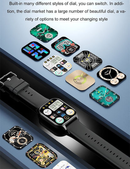 Xiawatch Smartwatch Idealstore Ecran Amoled HD Apelare Bluetooth NFC Asistent Vocal Monitorizare Sănătate Aplicație Piața de Acțiuni Test de Respirație Stres Respingere Apel Mod Multi-sport Silicon Roz