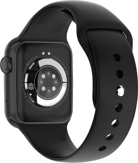 Luxury Smartwatch Idealstore 1.8 Inch Touch Screen Call Answering Built-in Speaker Microphone Message Notifications Whatsapp Instagram Facebook Ip 68 Water Resistant Multi-sport Function Black