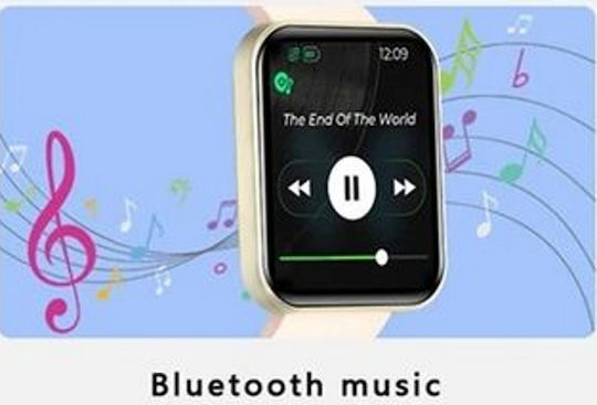 Brățară Fitness Smartwatch Idealstore Easyapp 24 Moduri Sport Tracker Fitness GPS Urmărire Sport Monitorizare Ritm Cardiac Tensiune Arterială Prognoza Meteo Player Muzical Notificări Respingere Apel Culoare Argintie