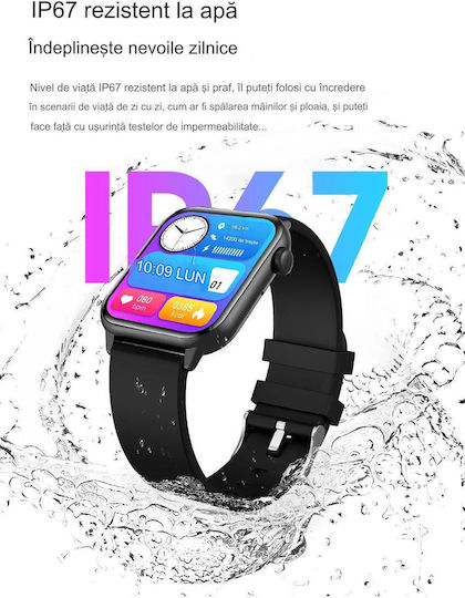 ZFit Smartwatch mit Pulsmesser (Schwarz)