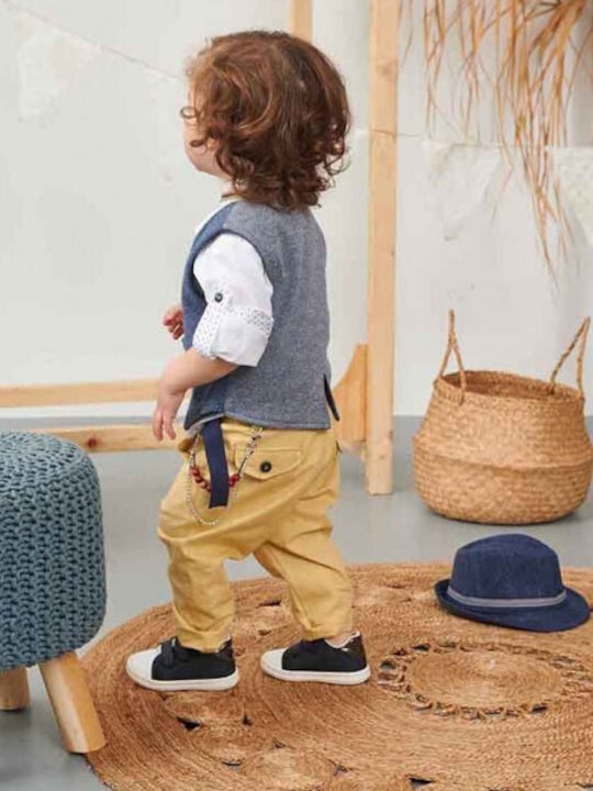 Bonito Baby Βαπτιστικό Κοστούμι με Γιλέκο για Αγόρι "21103" 5τμχ