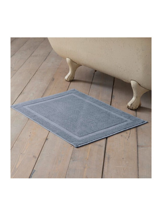Nima Bath Mat Cotton Volcano Medium Gray 50x75cm