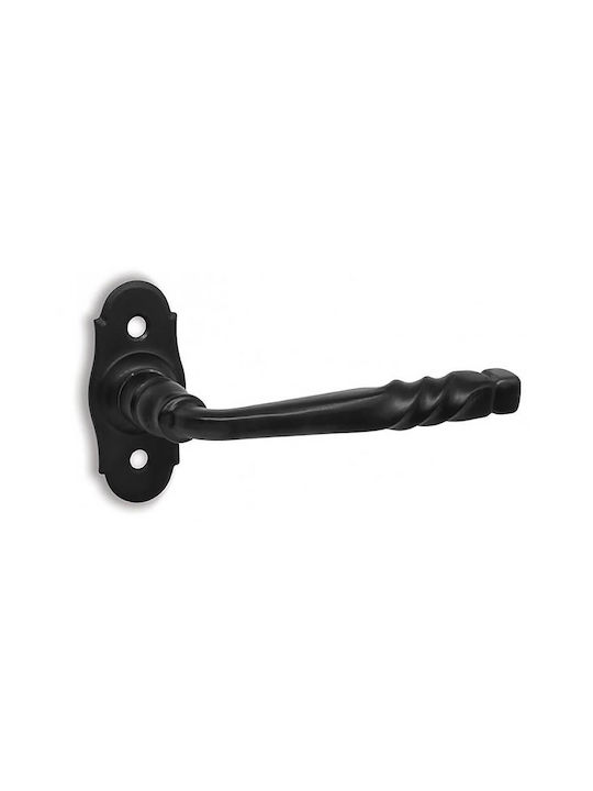 Conset Lever Middle Door with Rosette C935 Pair Black
