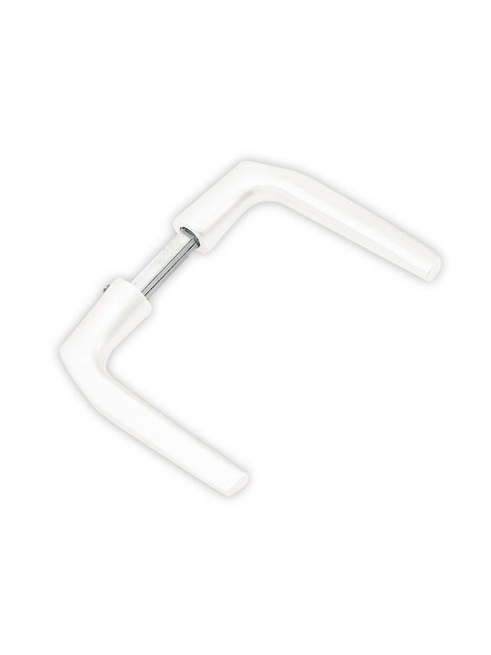 Martin Lever Middle Door Pair White