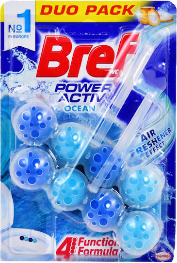Bref Power Active Block Λεκάνης με Άρωμα Ocean 2x50gr