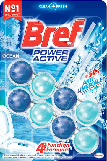 Bref Power Active Block Λεκάνης με Άρωμα Ocean 2x50gr