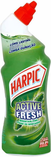 Harpic Active Fresh Gel Καθαρισμού Λεκάνης με Άρωμα Pine 750ml