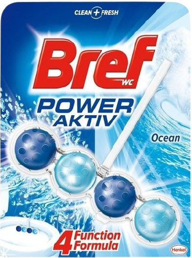 Bref Power Activ Block Λεκάνης με Άρωμα Ocean 4x50gr
