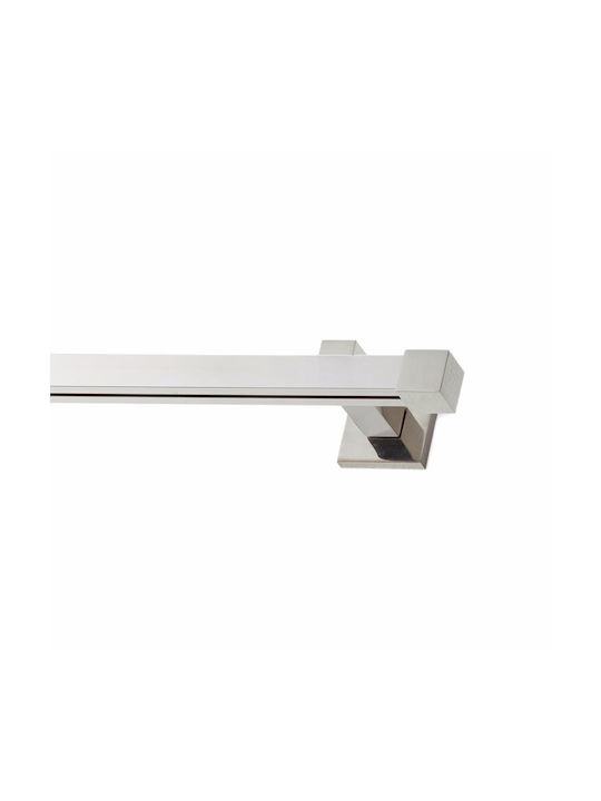 One-Way Metallic Curtain Track Silver 300cm A301001