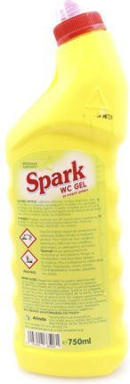 Spark Gel Καθαρισμού Λεκάνης με Άρωμα Φρεσκάδα Λεμονιού 750ml