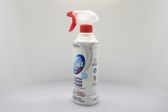 Klinex Power Foam Αφρός Καθαρισμού Μπάνιου Χλώριο 435ml