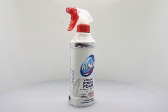 Klinex Power Foam Αφρός Καθαρισμού Μπάνιου Χλώριο 435ml