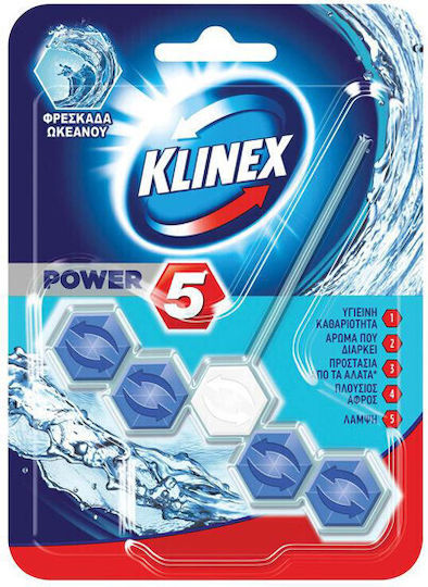Klinex Power 5 Block Toilet with Scent Ocean Freshness 55gr