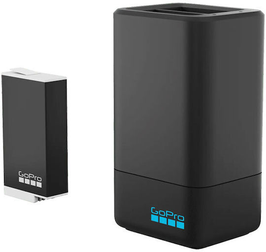 GoPro MAX Dual Battery Charger + Battery Charger for GoPro Max