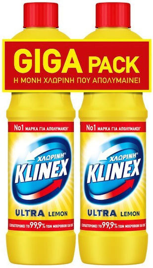 Klinex Dickflüssige Bleiche mit Duft Zitrone 2x70ml