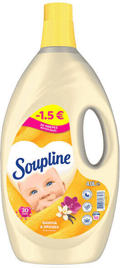 Soupline Weichspüler Classic mit Duft Βανίλια & Ορχιδέα 1x4000ml