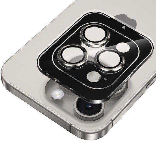 Hofi Camring Pro+ Camera Protection Tempered Glass Black for the iPhone 15 Pro / 15 Pro Max