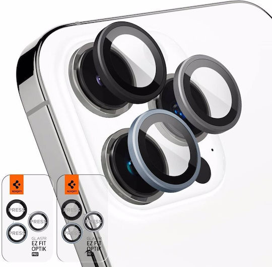 Spigen Optik Pro EZ Fit Camera Protection Tempered Glass Zero One for the iPhone 14 Pro / 14 Pro Max