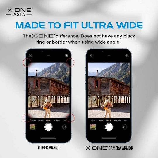X-One Sapphire Camera Armor Προστασία Κάμερας Tempered Glass Διάφανο για το Galaxy S23