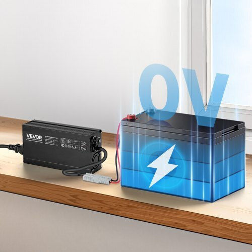 Vevor 12V 10A Lithium Battery Charger 14.6V AC-DC LiFePO4 Smart Charger RV