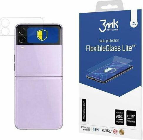 3MK FlexibleGlass Lite Camera Protection Tempered Glass Transparent for the Galaxy Z Flip3 5G