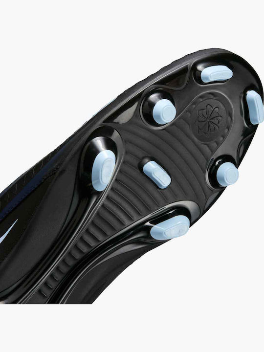Nike Phantom 6 Low Club Ποδοσφαιρικά Παπούτσια με Τάπες Μαύρα
