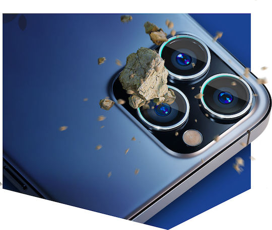 3MK Kameraschutz Gehärtetes Glas Violet für das iPhone 14 / 14 Plus