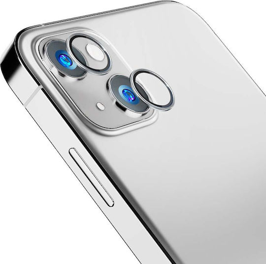 3MK Протектор за камера Закалено стъкло Silver за iPhone 14